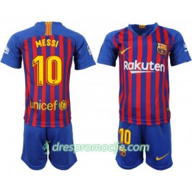FC Barcelona Dres Messi 10 Dječji Domaći 2018/19 Kratkih Rukava